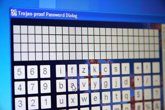 Trojan-Horse-proof Virtual Keyboard